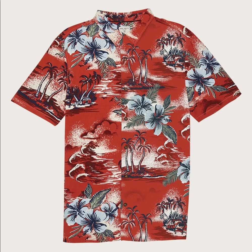 Red Jack O’Niell Hawaiian Shirt